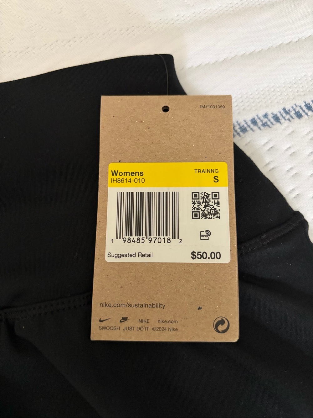 Nike One Dri-Fit Skirt with Built-In Shorts (NWT) Black Small - Picture 7 of 12